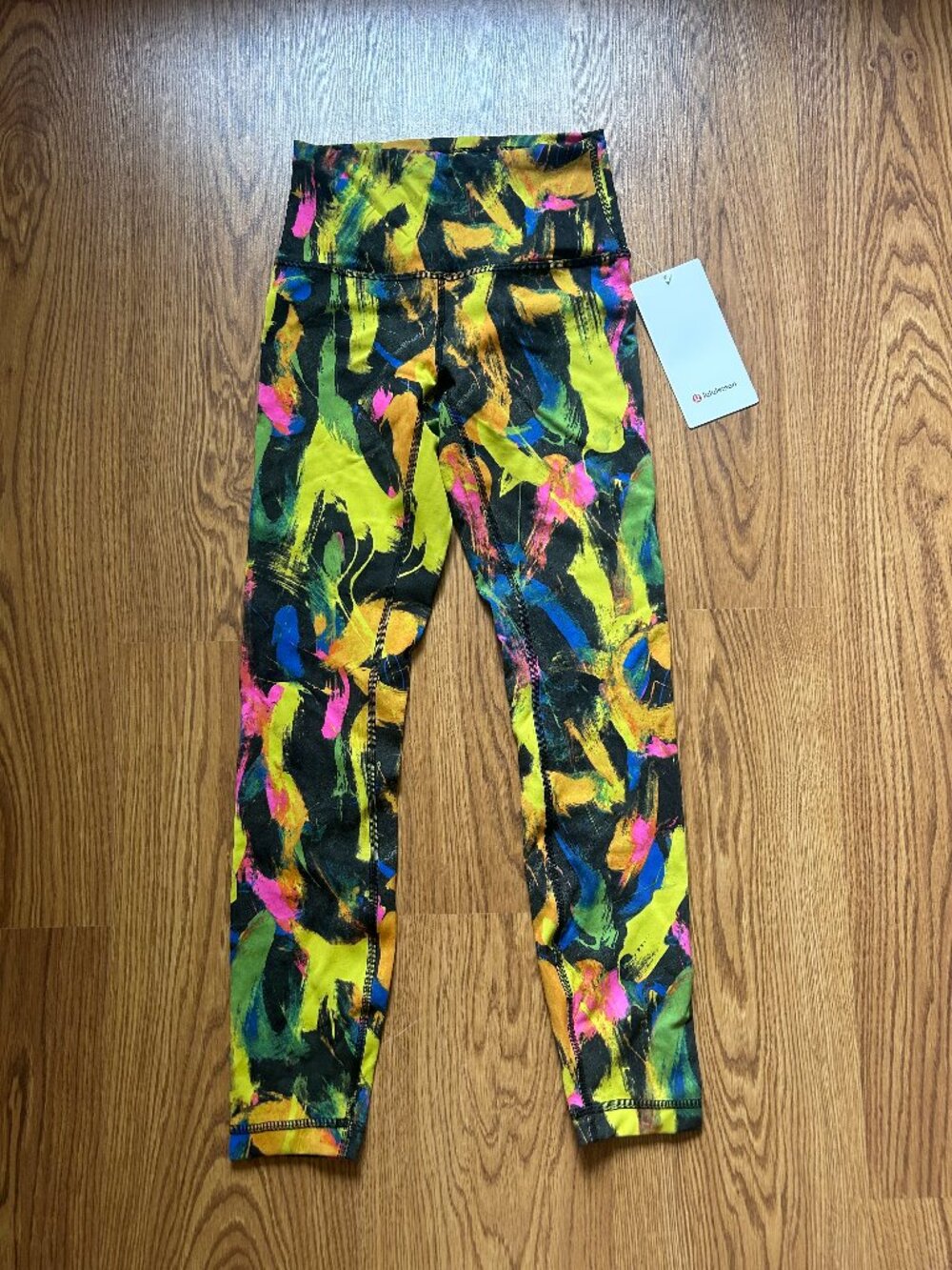 Lululemon Patterned Wunder Train Leggings NWT